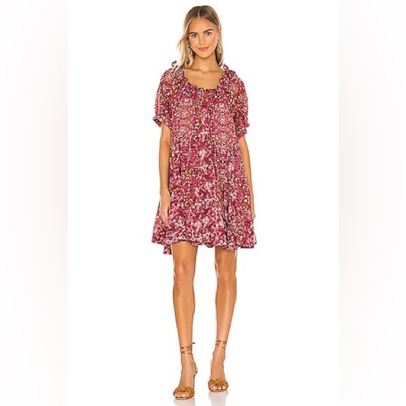 FREE PEOPLE Jet Set Mini Dress Pink XS - Picture 10 of 10